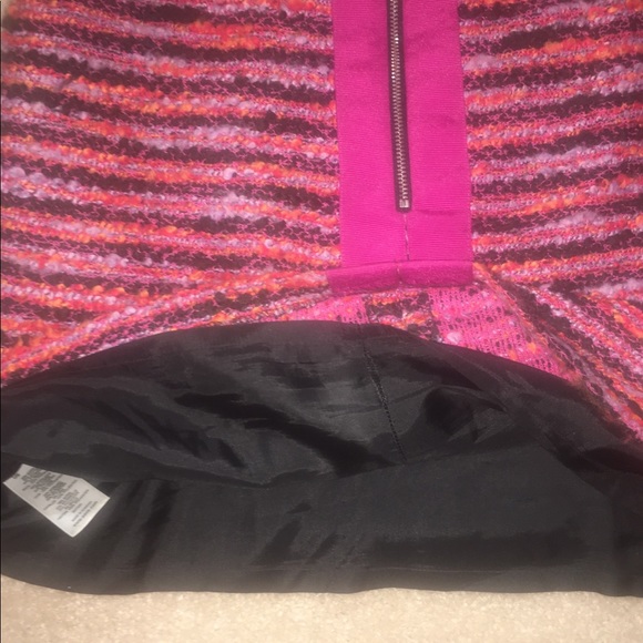 SALE💥ASOS Horizontal Stripe Tweed Zip-Front Dress - Picture 5 of 7